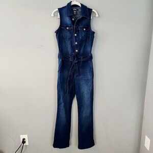 Rewash Denim Sleeveless Jumpsuit. Size Small. Like New